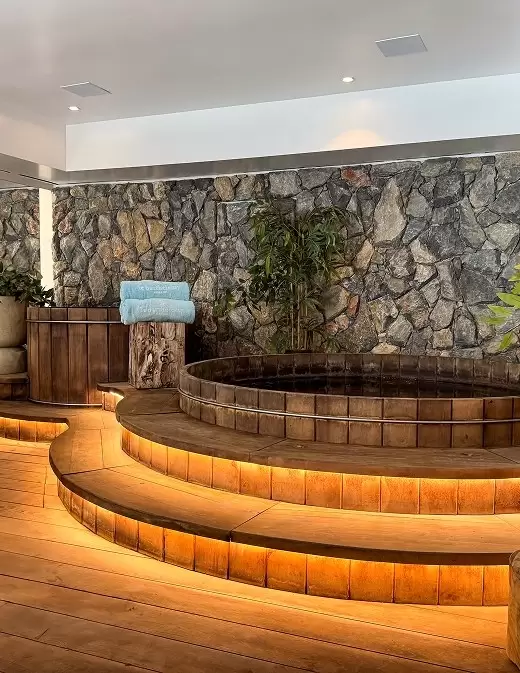 The only Nordic Baths in a St. Barts' Spa