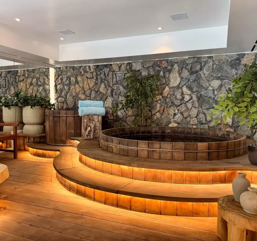 The only Nordic Baths in a St. Barts' Spa